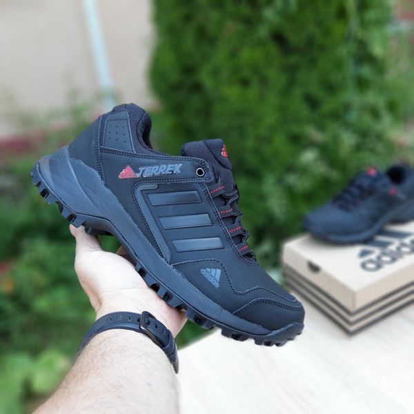 Чоловічі зимові кросівки | Adidas Terrex Winter | чорні | нубук | термо | маломірні ODRW AD10022-41 фото