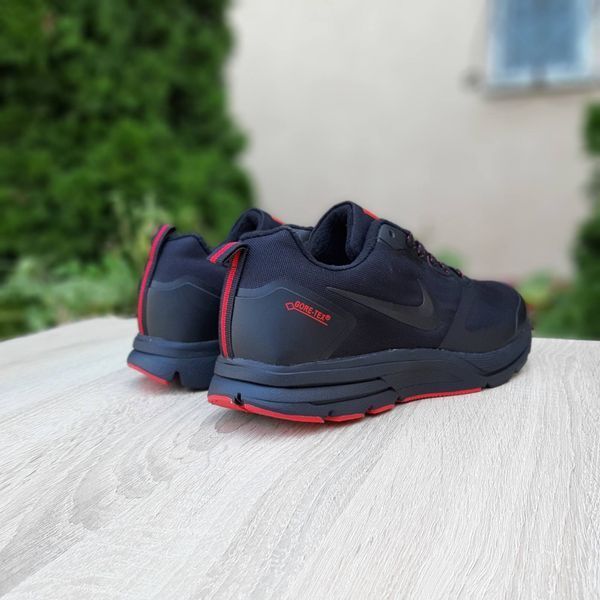 Жіночі зимові кросівки | Nike Flykit Racer | чорні з червоним | водовідштовхуючі матеріали | термо ODRW NK20002-36 фото