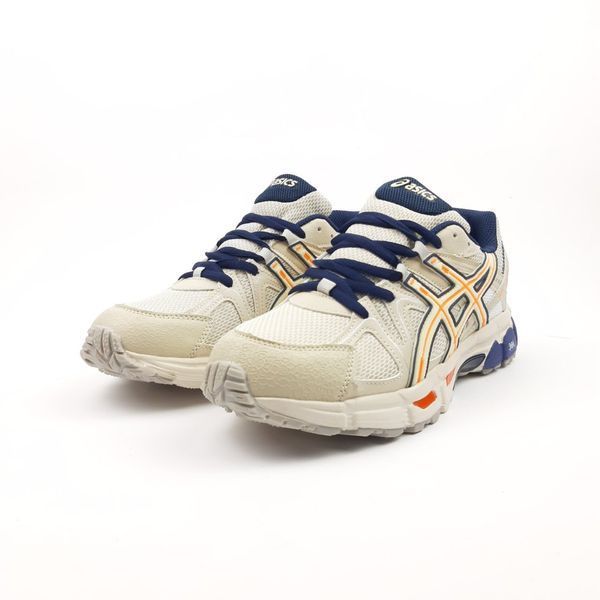 Чоловічі кросівки | Asics Gel-Kahana 8 | світло-бежеві з синім | комбіновані матріали | маломірні ODR AS10019-41 фото