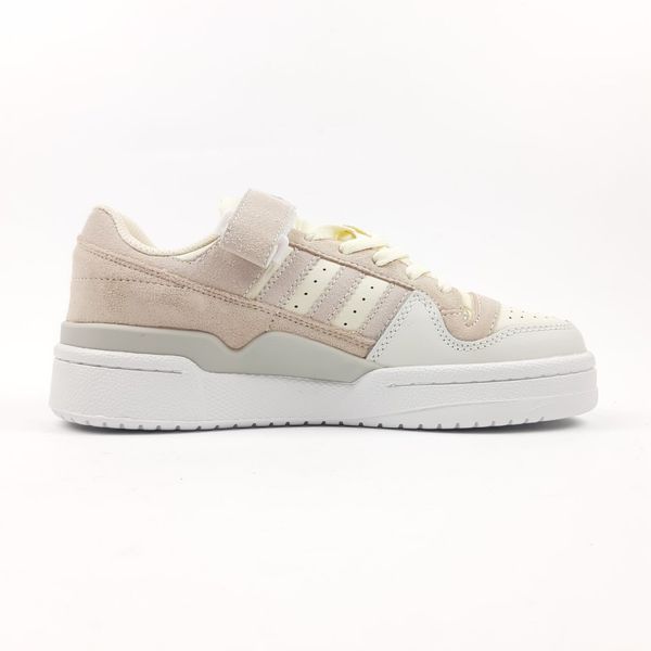 Жіночі кросівки | Adidas Forum | молочні з сірим | шкіра/замша ODR AD20077-36 фото