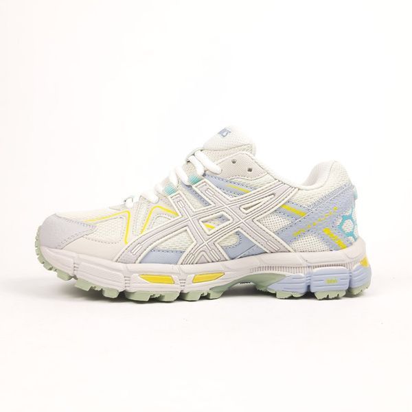 Жіночі кросівки | Asics Gel Kahana 8 | білі з блакитним та жовтим | комбіновані матеріали ODR AS20013-36 фото