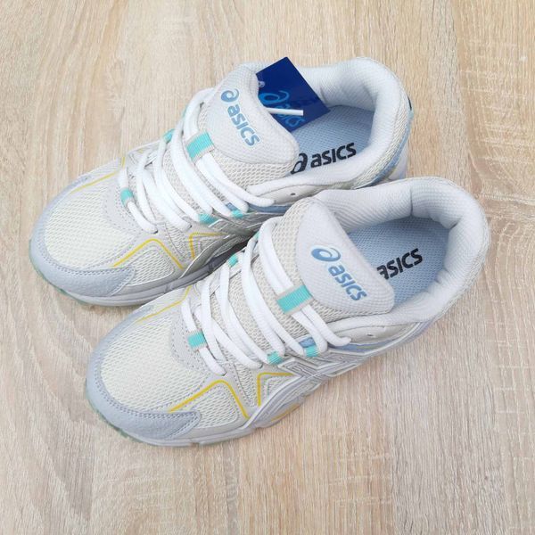 Жіночі кросівки | Asics Gel Kahana 8 | білі з блакитним та жовтим | комбіновані матеріали ODR AS20013-36 фото