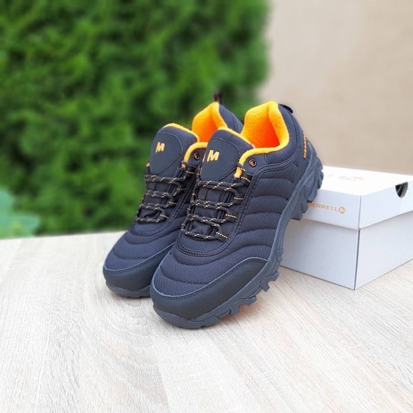 Чоловічі зимові кросівки | Merrell Vibram | чорні | комбіновані матеріали | термо/фліс ODRW ML10021-42 фото