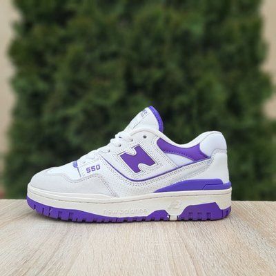 Жіночі кросівки | New Balance 550 | білі | шкіра/замша ODR NB20010-36 фото