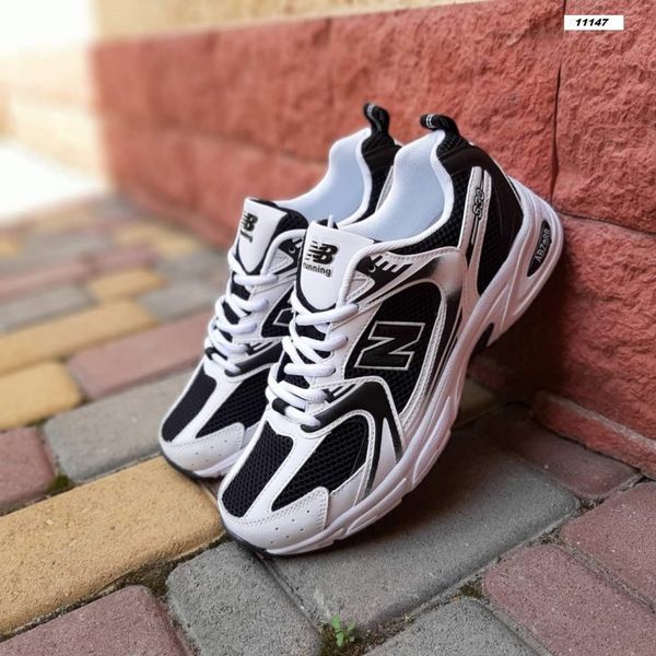 Чоловічі кросівки | New Balance 530 | білі/чорні | шкіра/текстиль ODR NB10056-41 фото