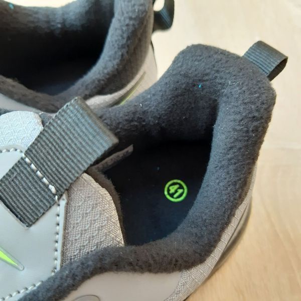 Чоловічі зимові кросівки | Reebok Nano X2 Winter | сірі з чорним й салатовим | водовідштовхуючі матеріали | термо/фліс ODRW RB10004-41 фото