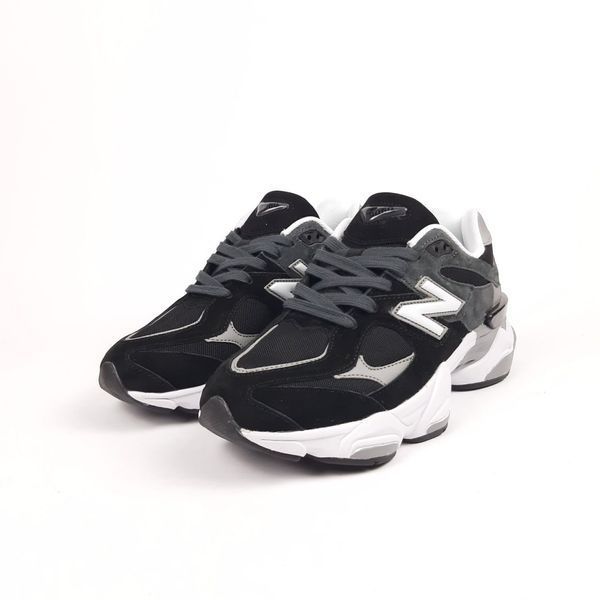 Чоловічі кросівки | New Balance 9060 | чорний з білим та сірим | замша/сітка/текстиль ODR NB10025-41 фото