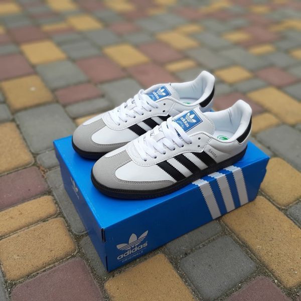 Чоловічі кросівки | Adidas Samba | білі | шкіра/замша ODR AD10040-41 фото