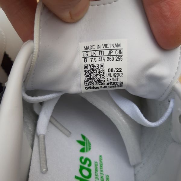 Чоловічі кросівки | Adidas Samba | білі | шкіра/замша ODR AD10040-41 фото
