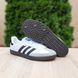 Чоловічі кросівки | Adidas Samba | білі | шкіра/замша ODR AD10040-41 фото 5
