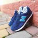 Чоловічі кросівки | New Balance 574 | сині з білим | замша/текстиль | маломірні ODR NB10060-41 фото 6