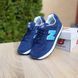 Чоловічі кросівки | New Balance 574 | сині з білим | замша/текстиль | маломірні ODR NB10060-41 фото 2