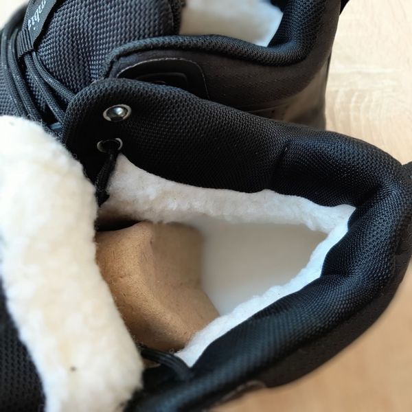 Чоловічі зимові високі кросівки | Columbia Gore-tex Winter | чорні | комбіновані матеріали/гортекс | хутро | маломірні ODRW CO10039-41 фото