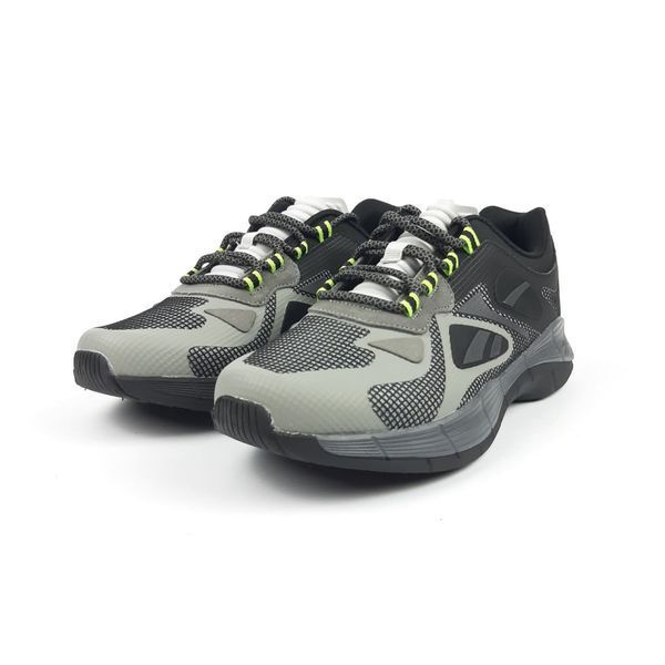 Чоловічі кросівки | Reebok Zig Kinetica | сірі з чорним | комбіновані матеріали ODR RB10011-41 фото