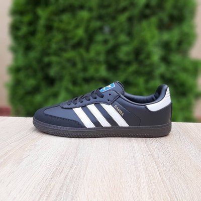 Чоловічі кросівки | Adidas Samba | чорні | шкіра/замша ODR AD10041-41 фото