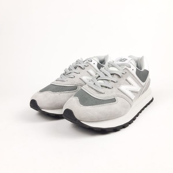 Чоловічі кросівки | New Balance 574 Legacy | світло-сірий з білим | замша/сітка ODR NB10096-41 фото