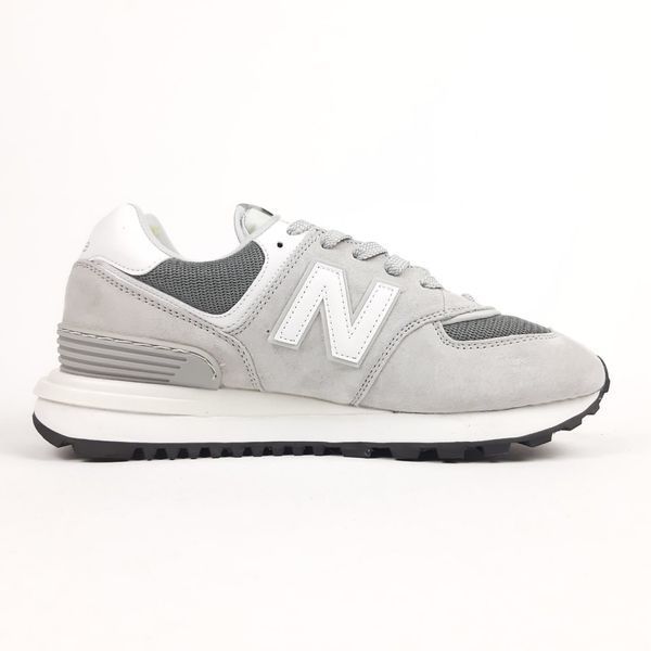 Чоловічі кросівки | New Balance 574 Legacy | світло-сірий з білим | замша/сітка ODR NB10096-41 фото