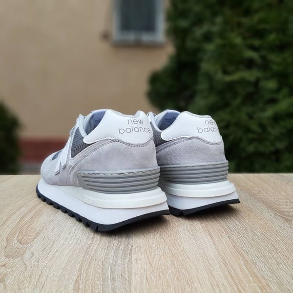 Чоловічі кросівки | New Balance 574 Legacy | світло-сірий з білим | замша/сітка ODR NB10096-41 фото