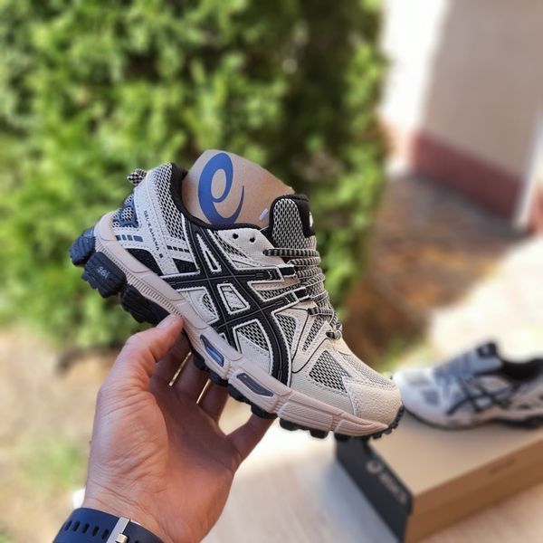 Жіночі кросівки | Asics Gel Kahana 8 | сіро-бежеві з чорним | комбіновані матеріали | маломірні ODR AS20028-37 фото