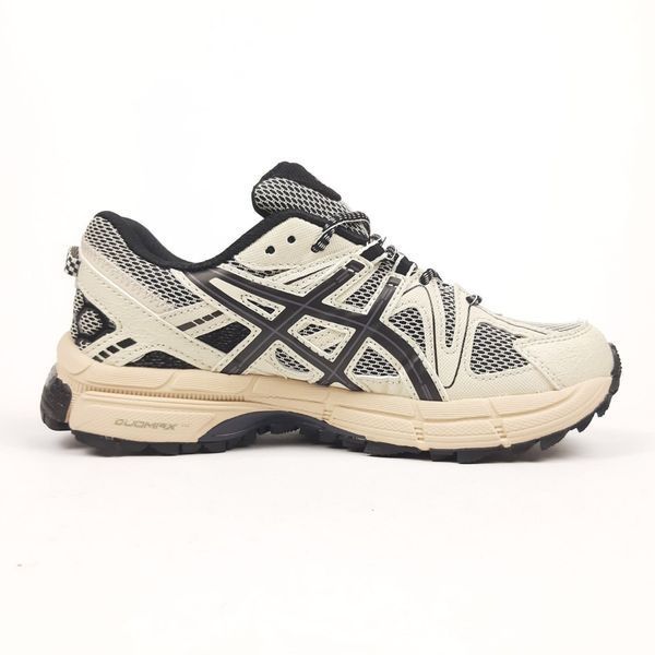 Жіночі кросівки | Asics Gel Kahana 8 | сіро-бежеві з чорним | комбіновані матеріали | маломірні ODR AS20028-37 фото