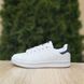Жіночі кросівки | Adidas Stan Smith | білі з чорним | шкіра ODR AD20006-37 фото 1