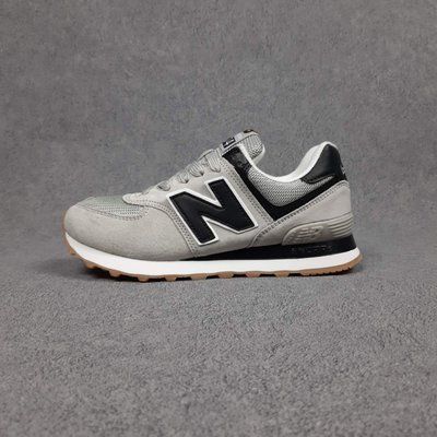 Чоловічі кросівки | New Balance 574 | світло-сірі | замша/текстиль ODR NB10041-41 фото