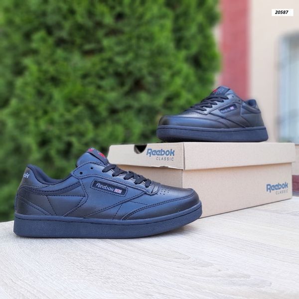 Жіночі кросівки | Reebok Club | чорні | шкіра ODR RB20001-36 фото