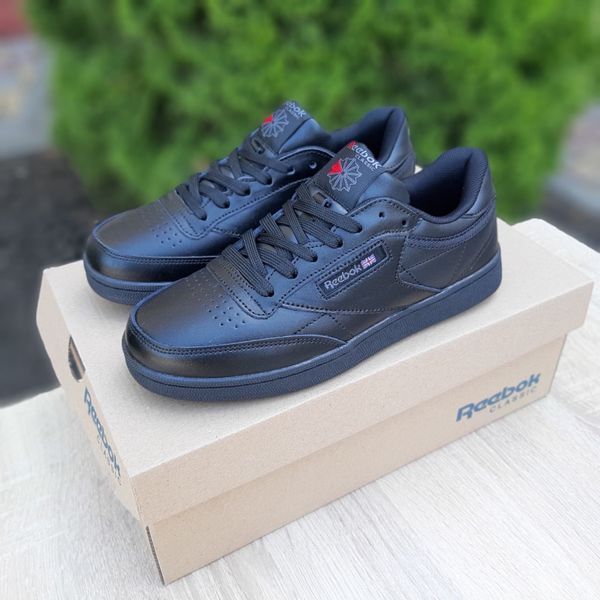 Жіночі кросівки | Reebok Club | чорні | шкіра ODR RB20001-36 фото