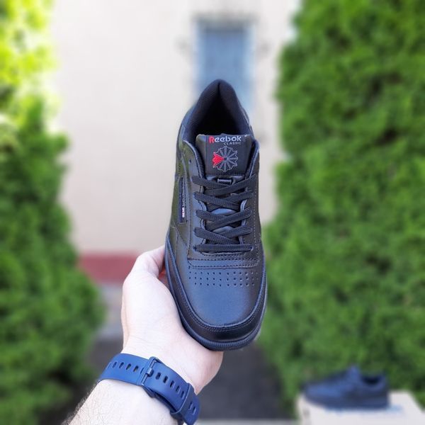 Жіночі кросівки | Reebok Club | чорні | шкіра ODR RB20001-36 фото