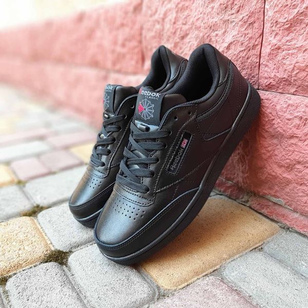 Жіночі кросівки | Reebok Club | чорні | шкіра ODR RB20001-36 фото
