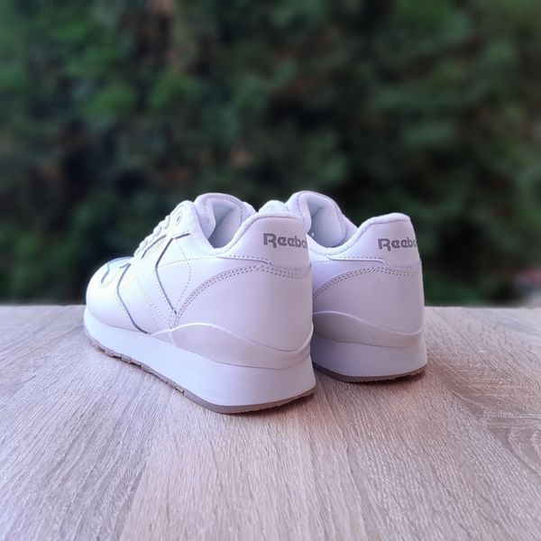 Чоловічі зимові кросівки | Reebok Classic Leather Winter | білі | шкіра | термо/фліс ODRW RB10006-43 фото