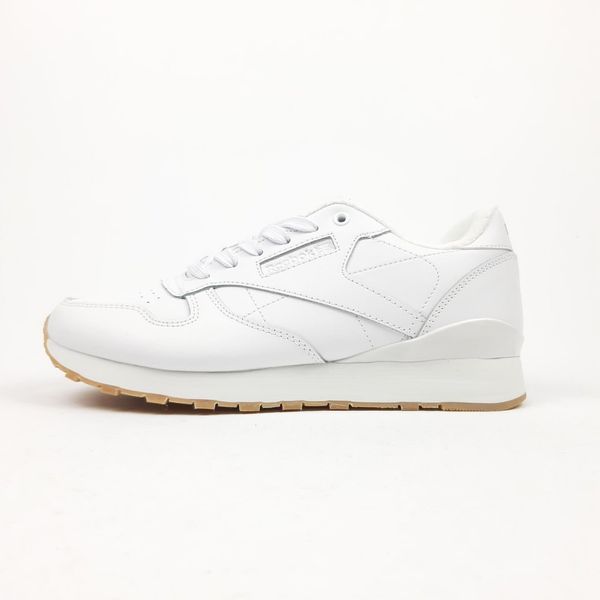 Чоловічі зимові кросівки | Reebok Classic Leather Winter | білі | шкіра | термо/фліс ODRW RB10006-43 фото