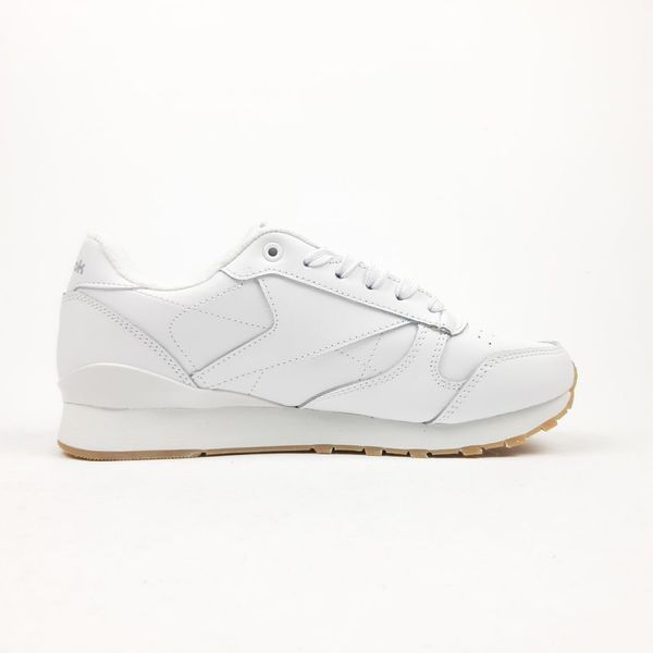 Чоловічі зимові кросівки | Reebok Classic Leather Winter | білі | шкіра | термо/фліс ODRW RB10006-43 фото