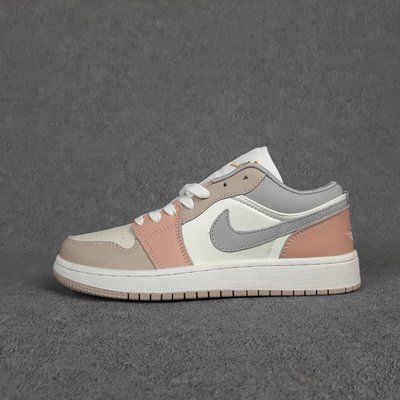 Жіночі кросівки | Nike Air Jordan 1 | білі/бежеві/пудра | шкіра ODR NJ20006-36 фото