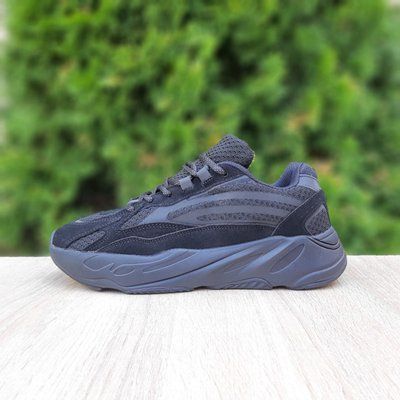 Чоловічі кросівки | Adidas Yeezy boost 700 v2 | чорні | замша/текстиль ODR AD10054-42 фото