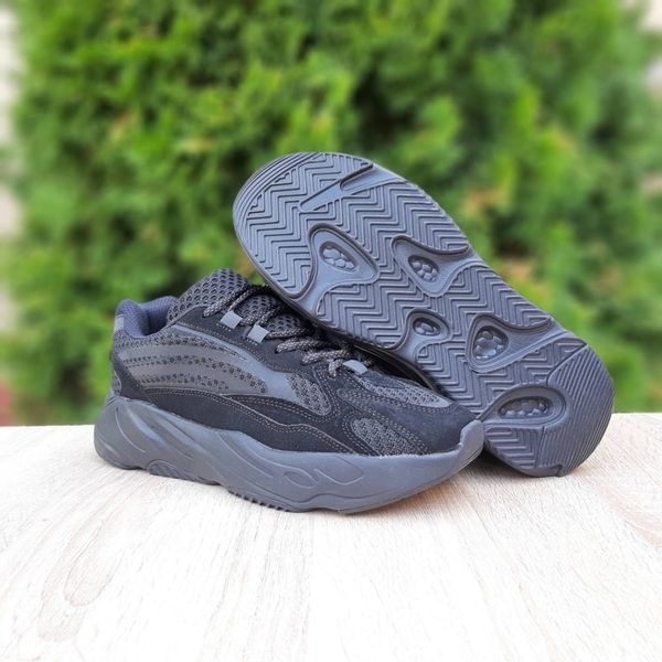 Чоловічі кросівки | Adidas Yeezy boost 700 v2 | чорні | замша/текстиль ODR AD10054-42 фото