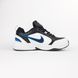 Чоловічі кросівки | Nike Air Monarch | білі з чорним й синім | шкіра | маломірні ODR NK10036-43 фото 11