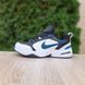 Чоловічі кросівки | Nike Air Monarch | білі з чорним й синім | шкіра | маломірні ODR NK10036-43 фото 1