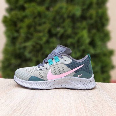 Жіночі кросівки | Nike Pegasus Trail 3 | сірі з рожевим | текстиль | маломірні ODR NK20010-36 фото