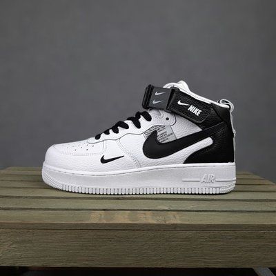 Жіночі кросівки | Nike Air Force 1 Off White High | білі | прес шкіра ODR NK20029-36 фото