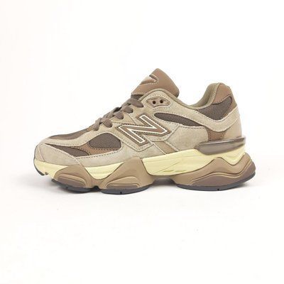 Чоловічі кросівки | New Balance 9060 | бежеві з коричневим | замша/сітка/текстиль ODR NB10051-41 фото