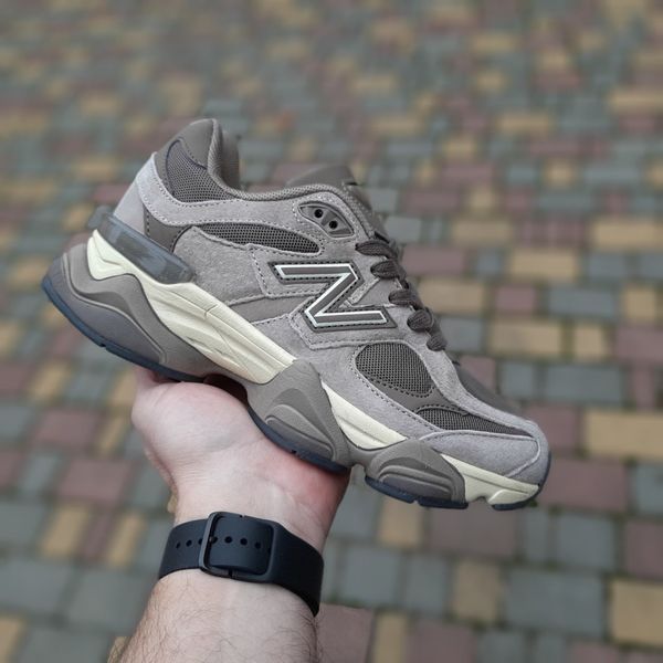 Чоловічі кросівки | New Balance 9060 | бежеві з коричневим | замша/сітка/текстиль ODR NB10051-41 фото