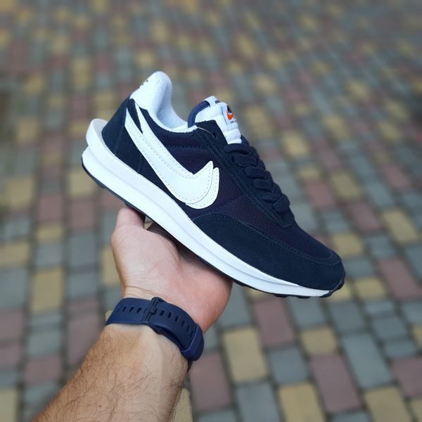 Жіночі кросівки | Nike Sacai | сині | замша/текстиль ODR NK20036-36 фото