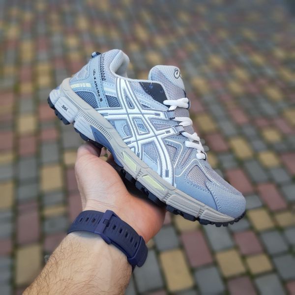 Чоловічі кросівки | Asics Gel-Kahana 8 | сірі з білим | шкіра/текстиль/сітка ODR AS10017-42 фото