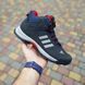Чоловічі зимові високі кросівки | Adidas Climaproof High | сині | нубук | хутро | маломірні ODRW AD10028-42 фото 6