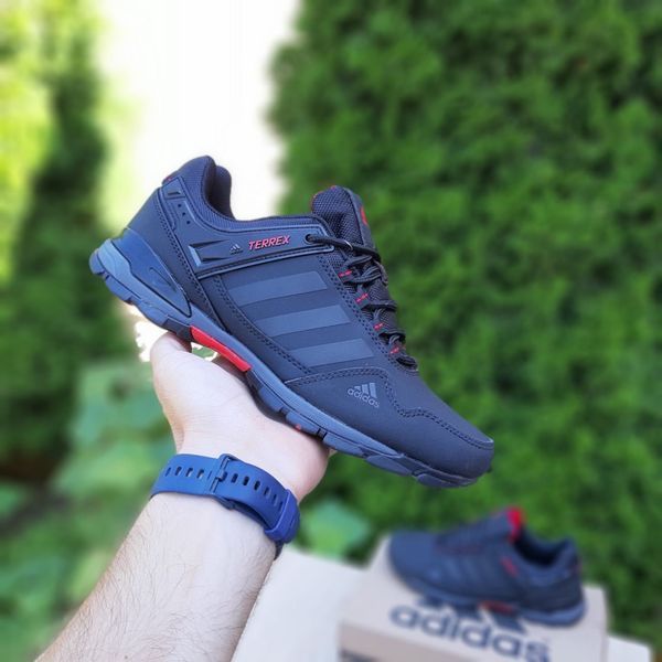 Чоловічі кросівки | Adidas Terrex | чорні | нубук ODR AD10043-45 фото