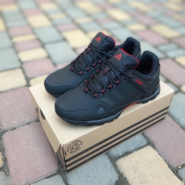 Чоловічі кросівки | Adidas Terrex | чорні | нубук ODR AD10043-45 фото