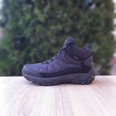 Чоловічі зимові високі кросівки | Merrell Ice Cup Moc II High Winter | чорні | комбіновані матеріали | хутро ODRW ML10078-41 фото