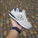 Жіночі кросівки | New Balance 574 Classic | світло-сірі з чорним | замша/сітка | маломірні ODR NB20079-36 фото 8