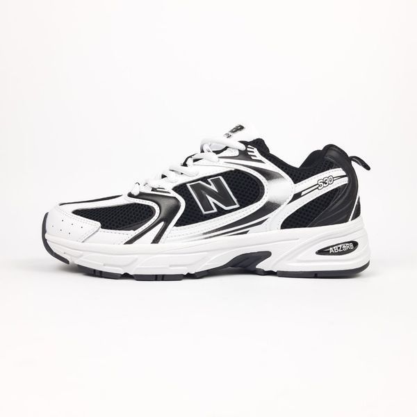 Жіночі кросівки | New Balance 530 | білі/чорні | шкіра/текстиль ODR NB20057-36 фото